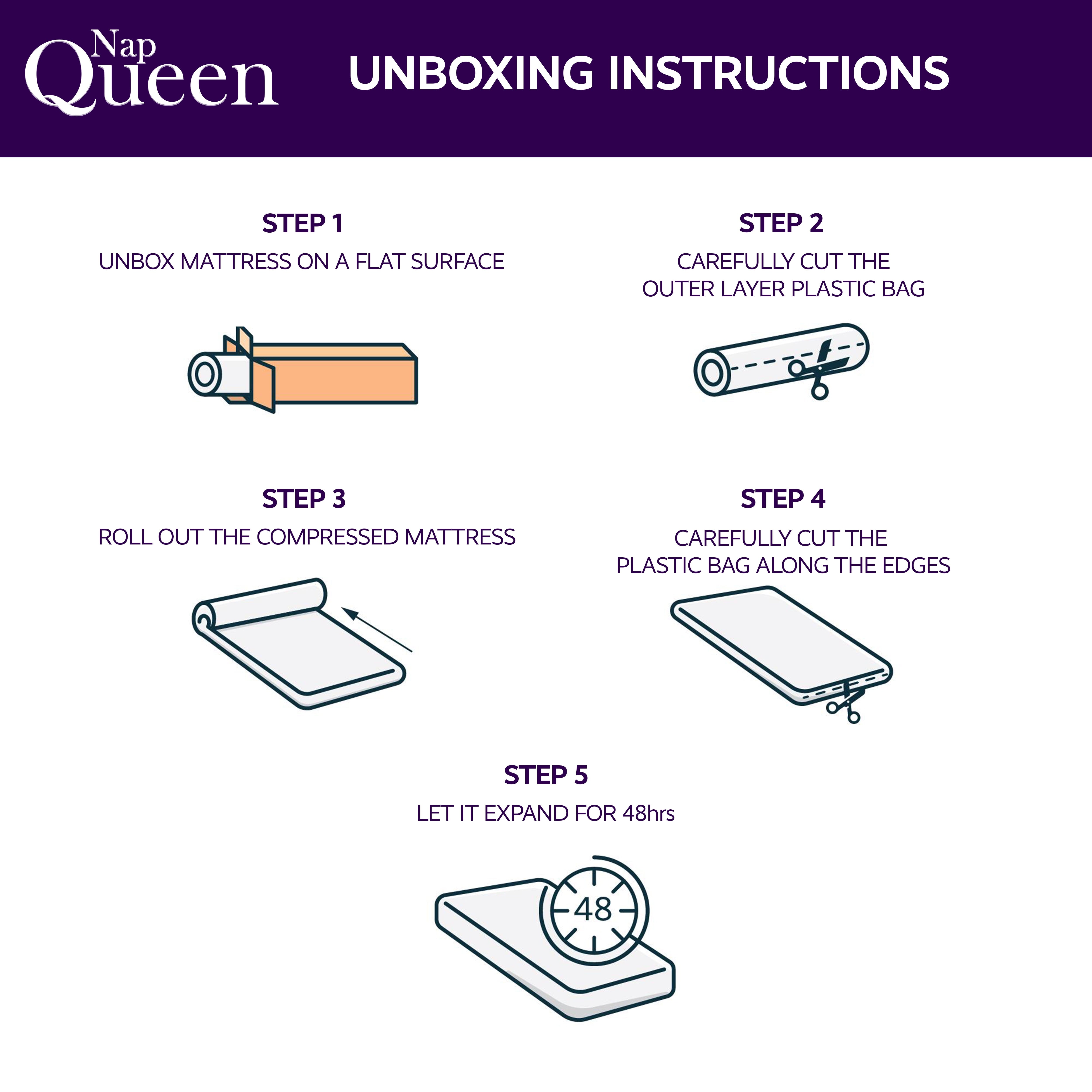 Anula 8 Green Tea Memory Foam Mattress. Queen