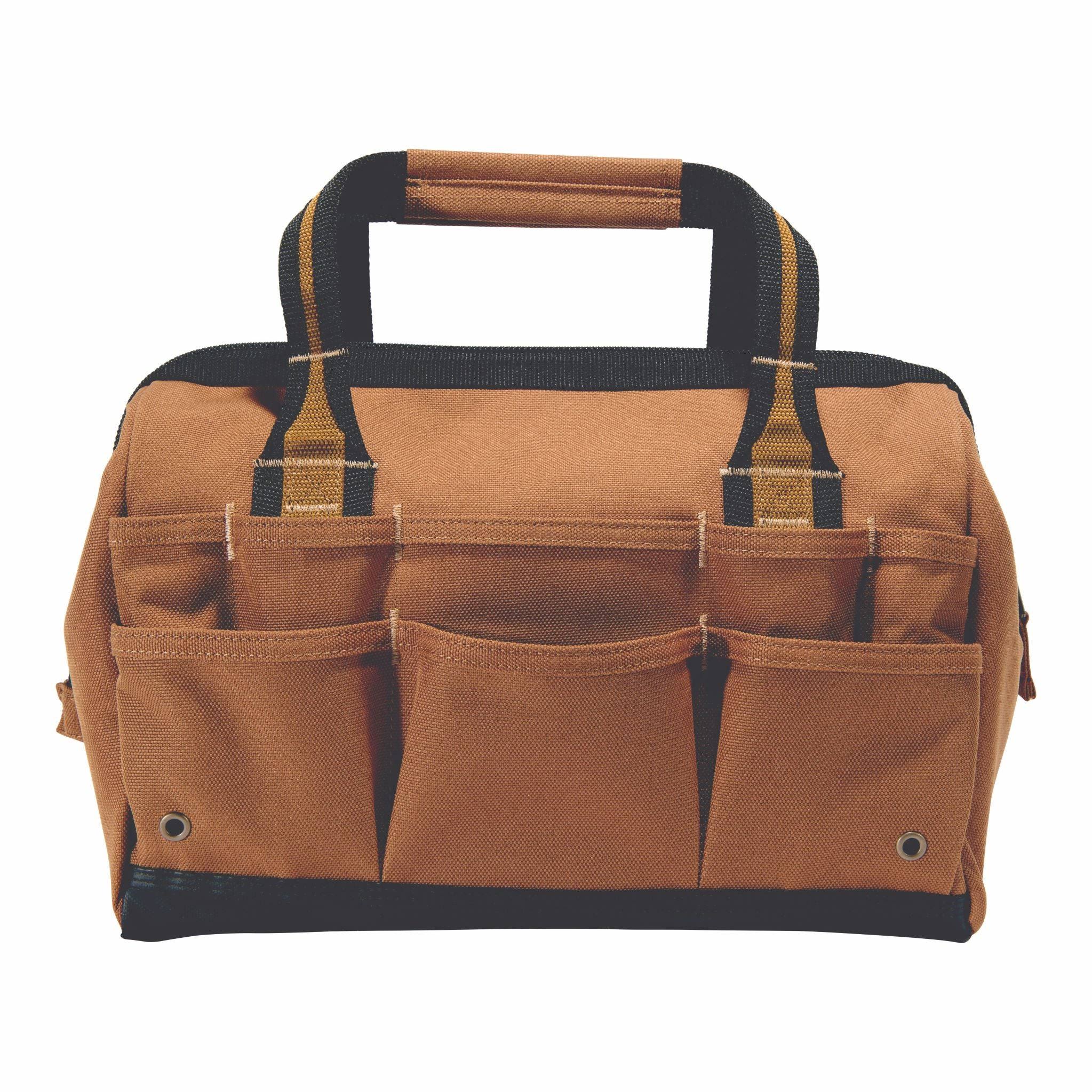 Carhartt 25 Pocket Heavyweight Tool Bag - Brown - 14 in