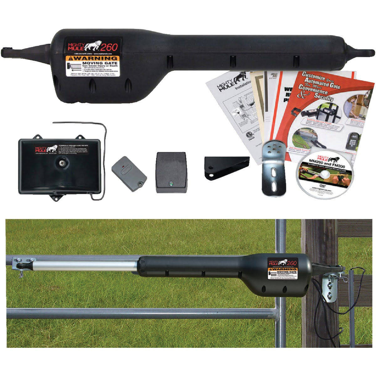 Mighty Mule MM271 Automatic Light Single Gate Opener-Instock