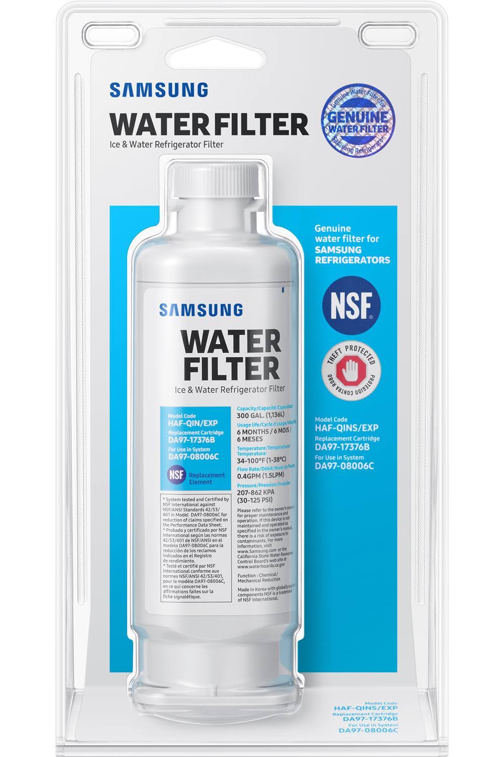 Samsung Refrigerator Water Filter - HAF-QINS/EXP