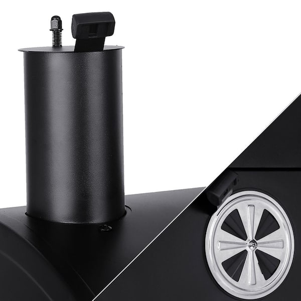 Deluxe 30 in. Charcoal Grill. BBQ Smoker Picnic Camping Patio Backyard Cooking. Black