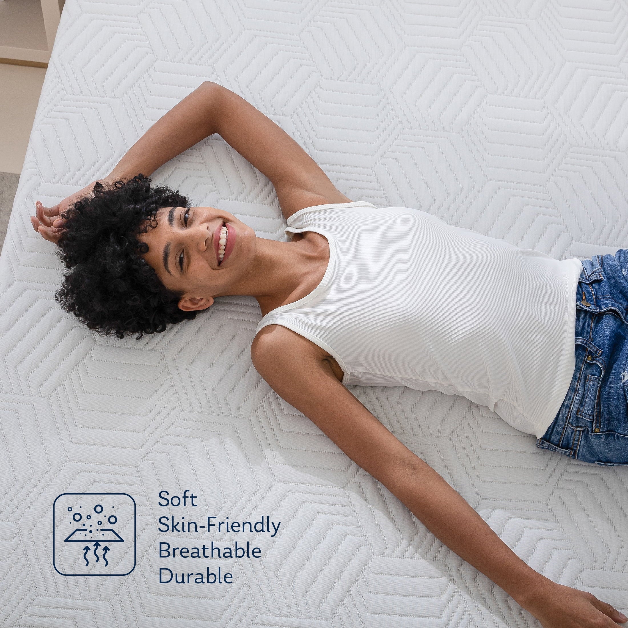 Ego Blue 8 inch Cooling Gel Memory Foam Mattress. Twin Mattress in a Box. Medium