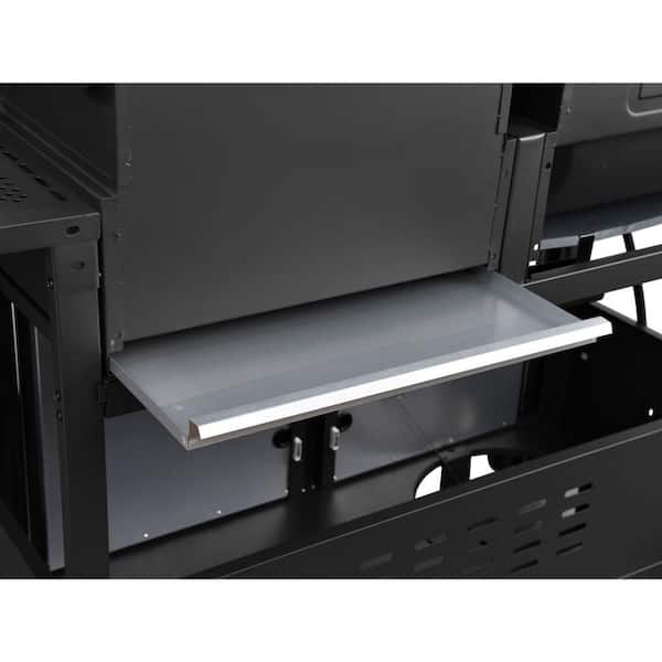 3-Burner Propane Gas and Charcoal Combo Grill with Cover