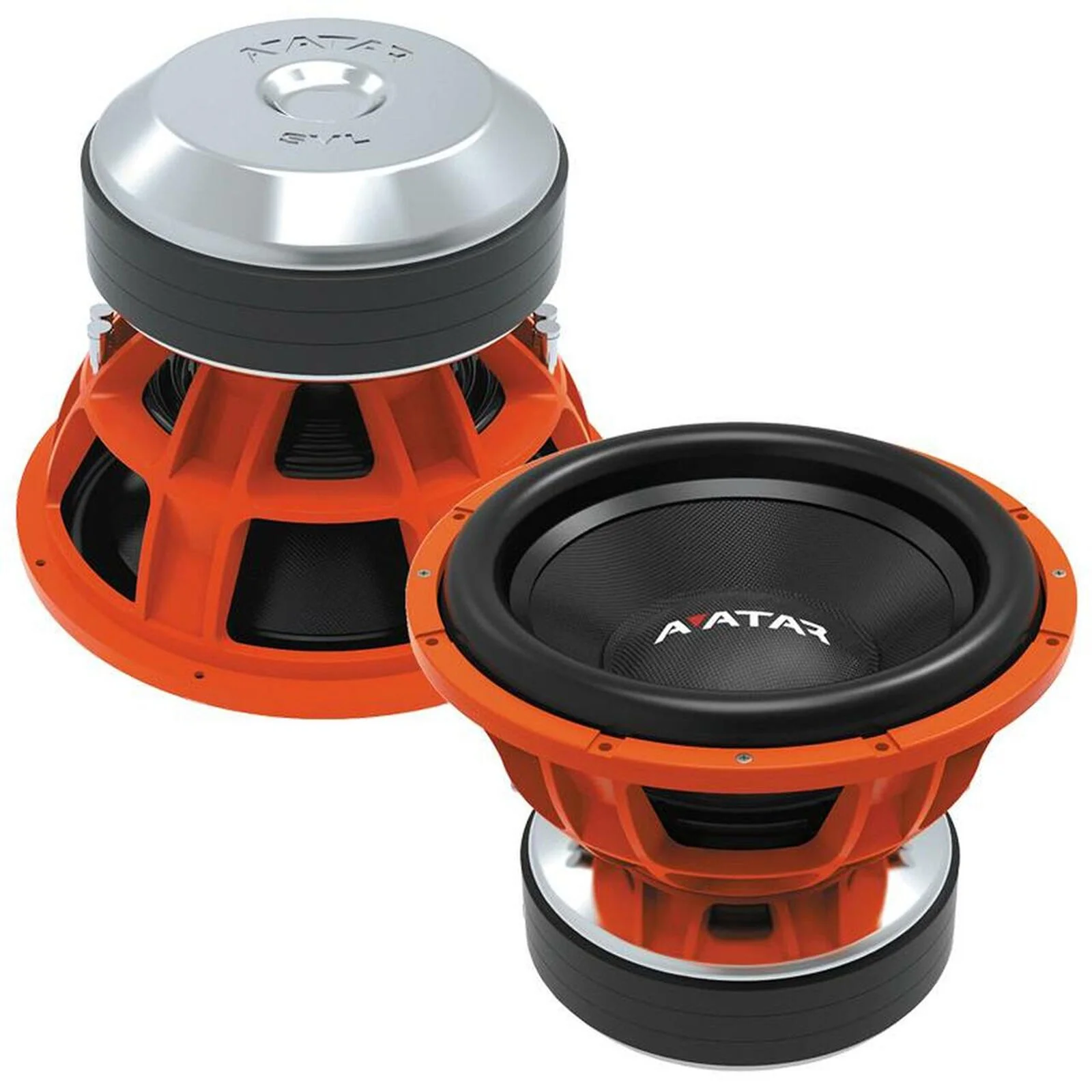 Avatar Car Audio Orange 15 Bass Subwoofer 1-Ohm 7599 Watts Peak SVL-1547-D1