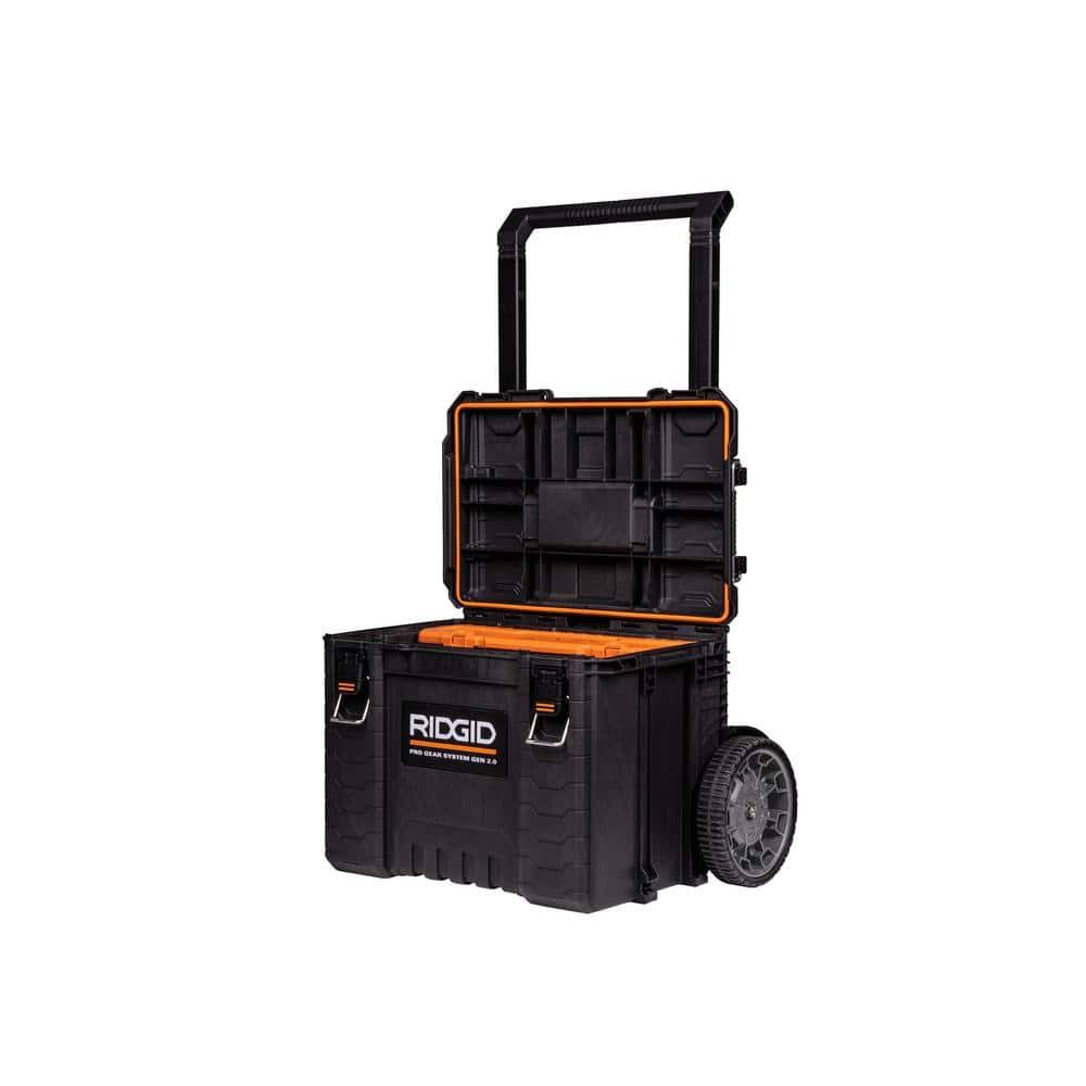 Ridgid 254065 2.0 Pro Gear System 25 in. All Terrain Rolling Tool Cart
