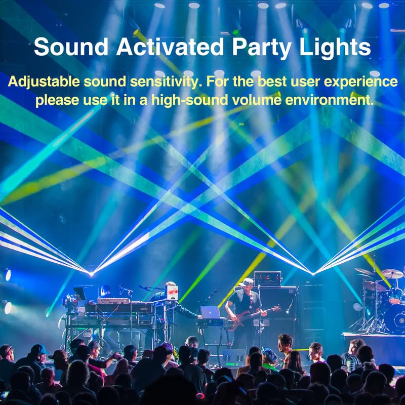 Ehaho DJ Laser Party Lights. 3D Animation RGB Lazer Stage Lighting