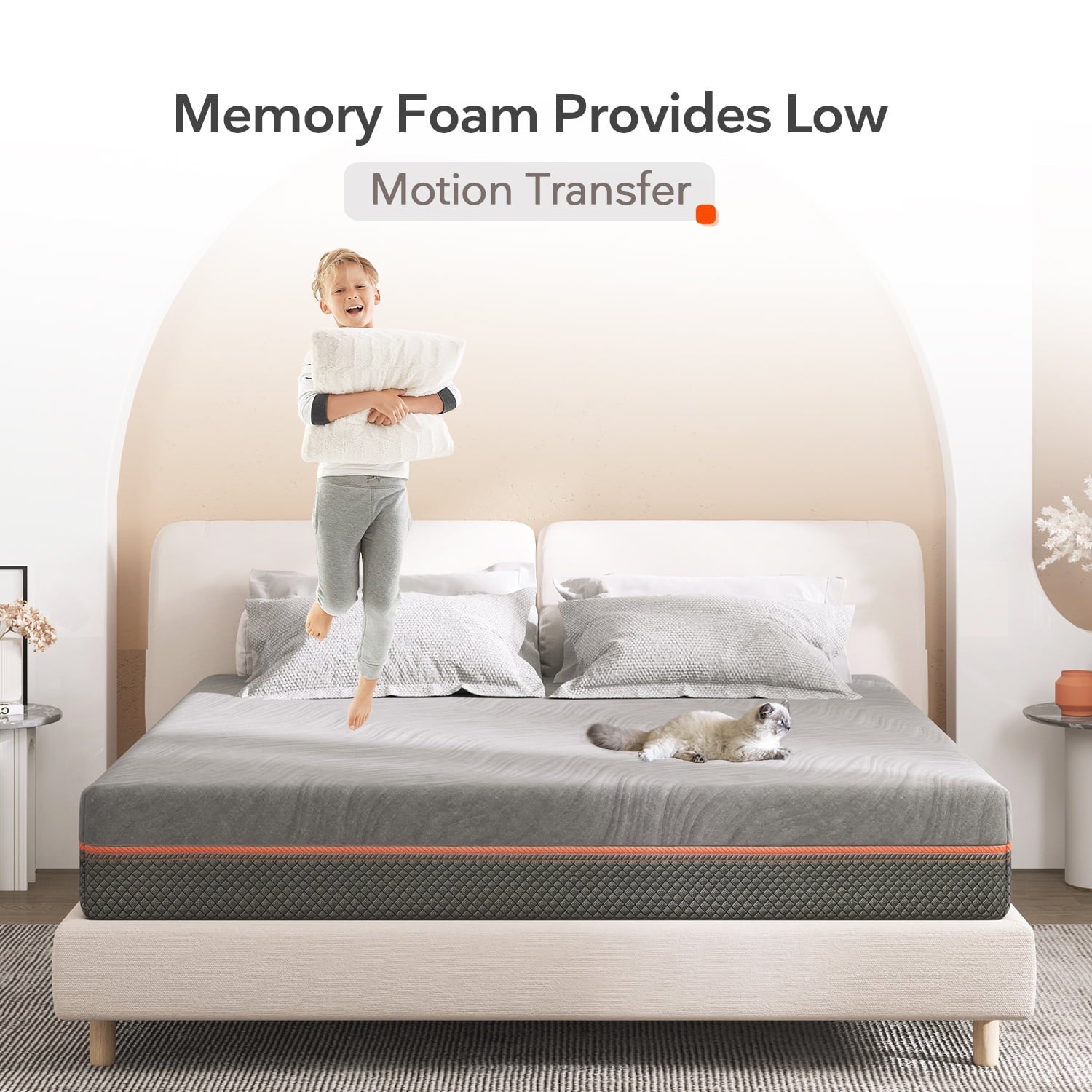 10 inch King Gel Memory Foam Mattress in a Box. King Size