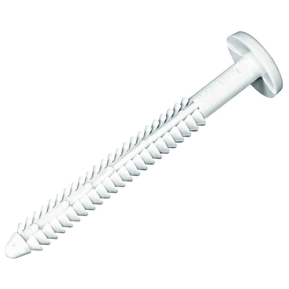 Mid America Vinyl Shutter Lok Fasteners - 001 White Bag of 12 SL01