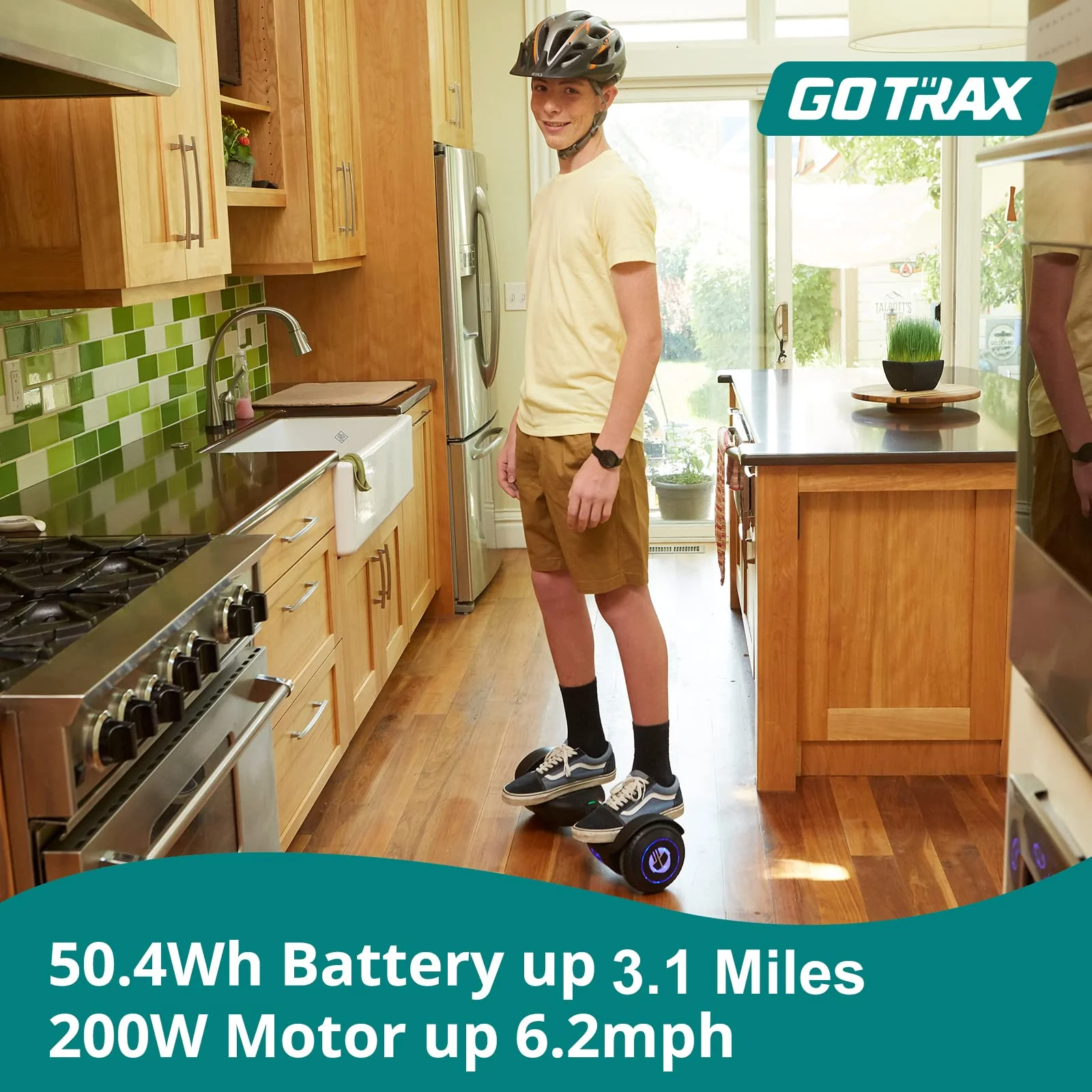 Gotrax Edge Hoverboard with 6.5 LED Wheels & Headlight