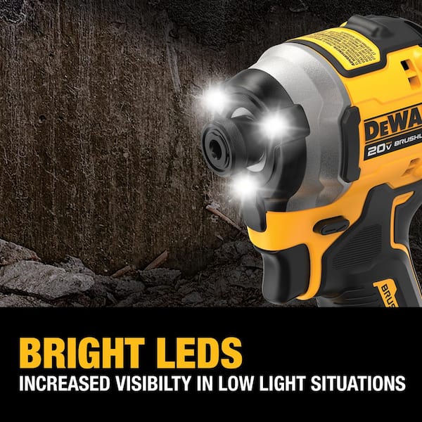 ATOMIC 20V MAX Lithium-Ion Cordless 1/4 in. Brushless Impact Driver Kit. 5 Ah Battery. Charger. and Bag