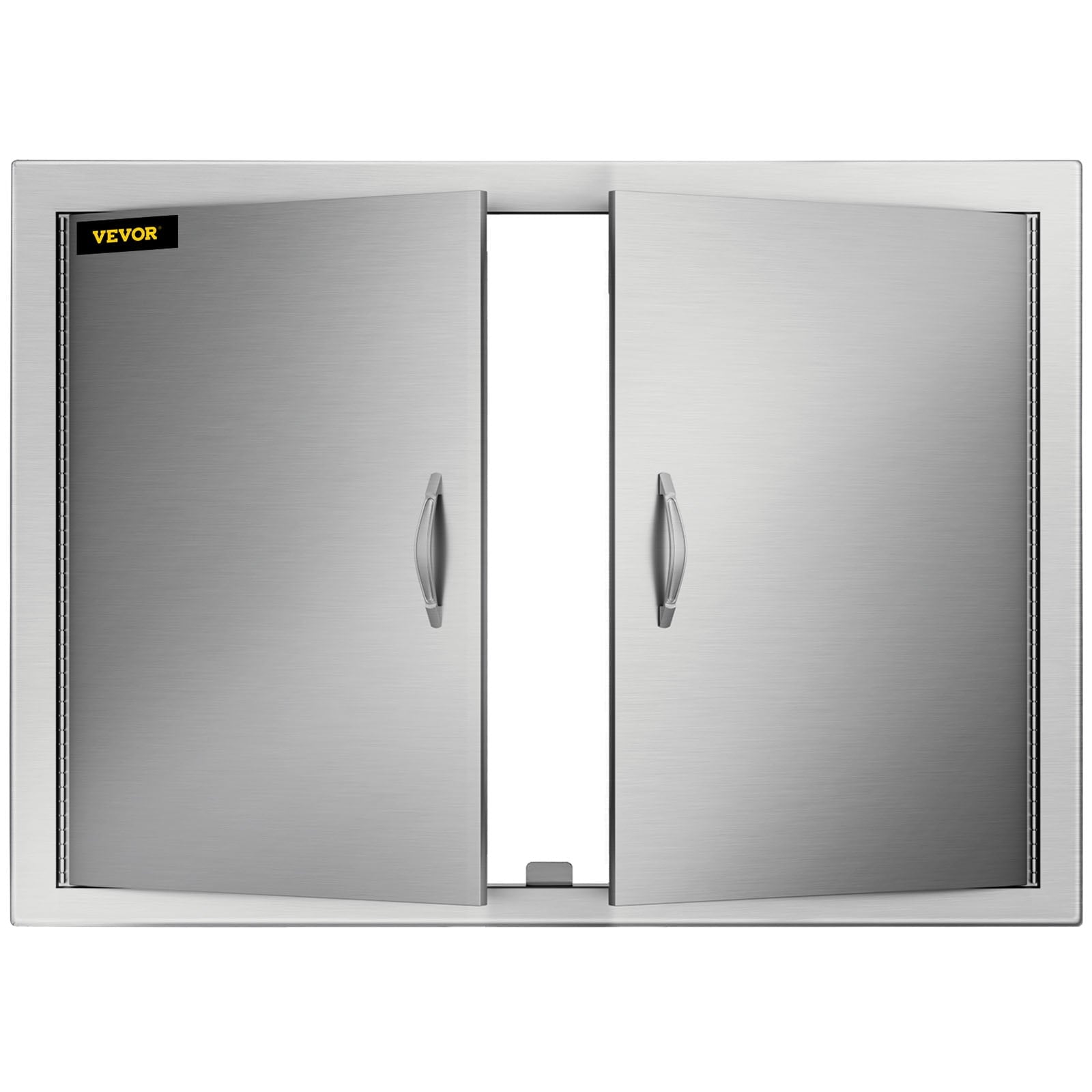 BBQ Access Door 28W X 19H inch. Double BBQ Door Stainless Steel. Outdoor Kitchen Doors for BBQ Island. Grill Station. Outside Cabinet