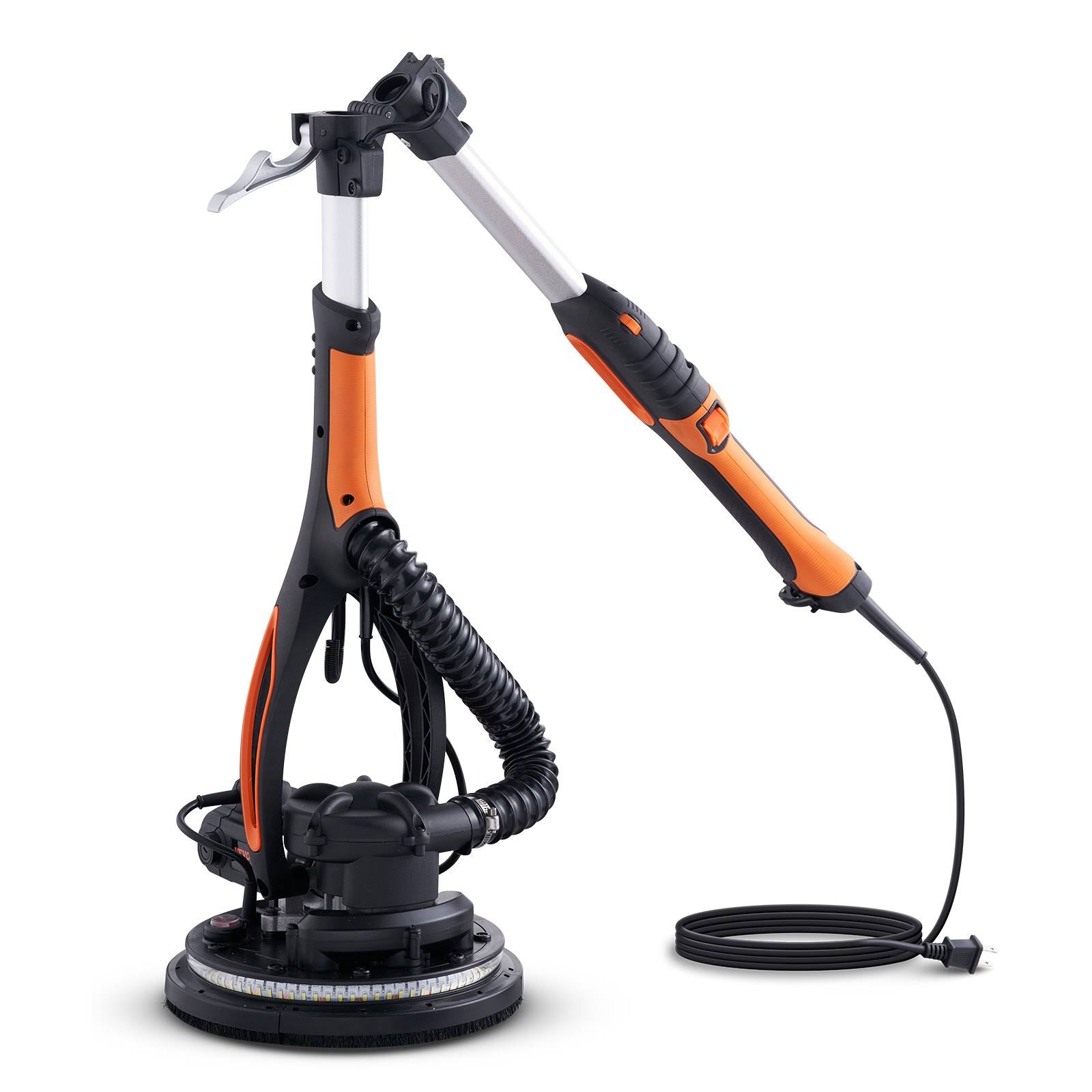 VEVOR Drywall Sander 900W Brush Motor 800-1800rpm Variable Speed & Self-Suction