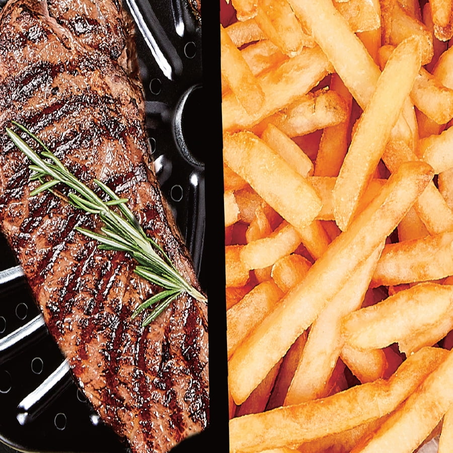 Grill Air Fryer Home. Black. 5.5 Quart