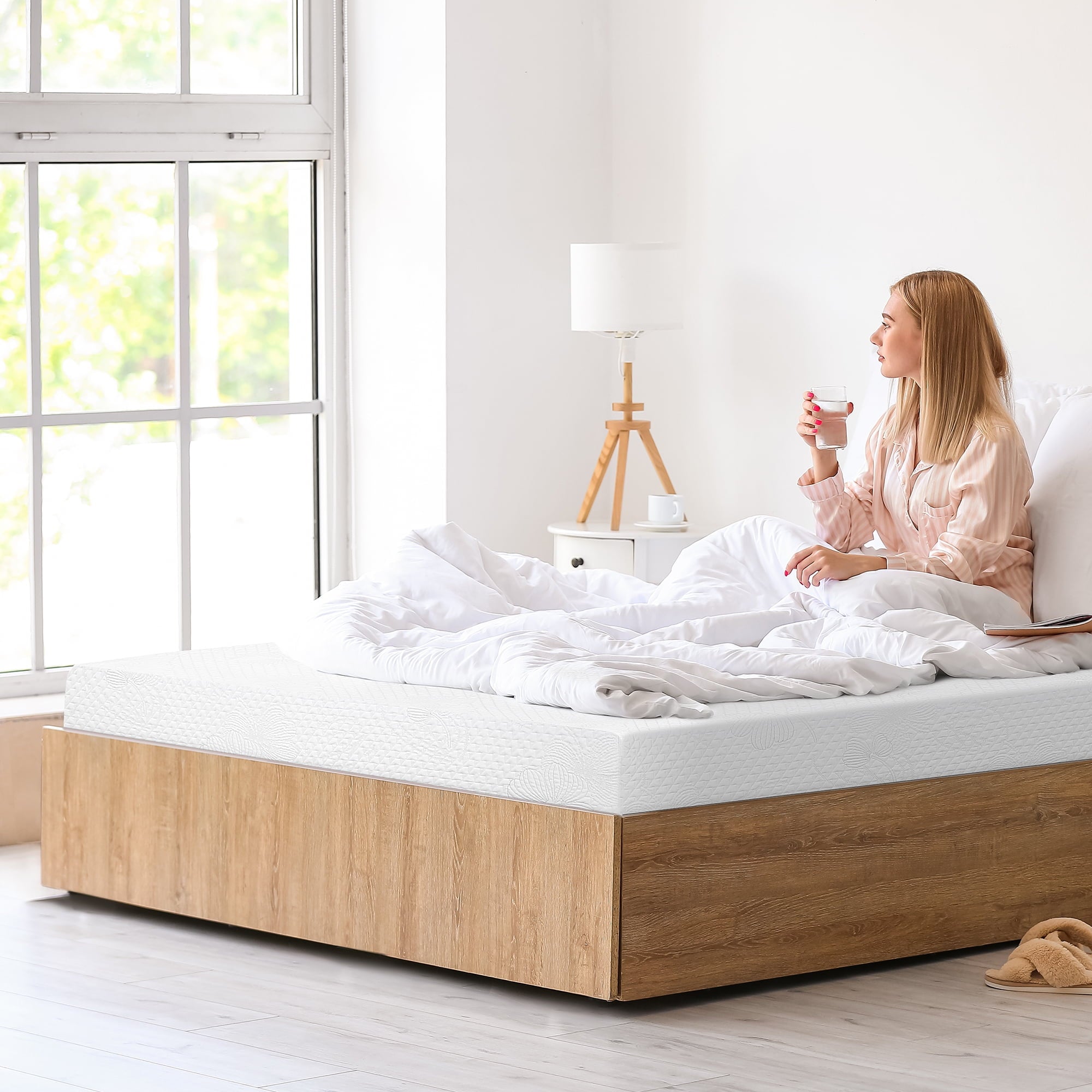 8 Inch True Comfort Gel Mattress. Firm. Twin