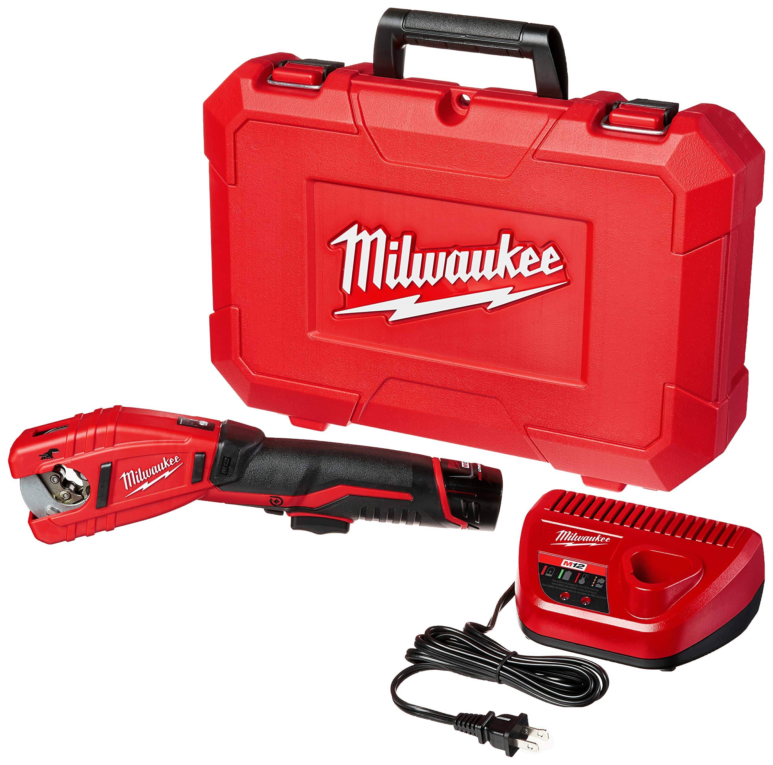 Milwaukee 2471-21 M12 Cordless Copper Tubing Cutter Kit-Instock