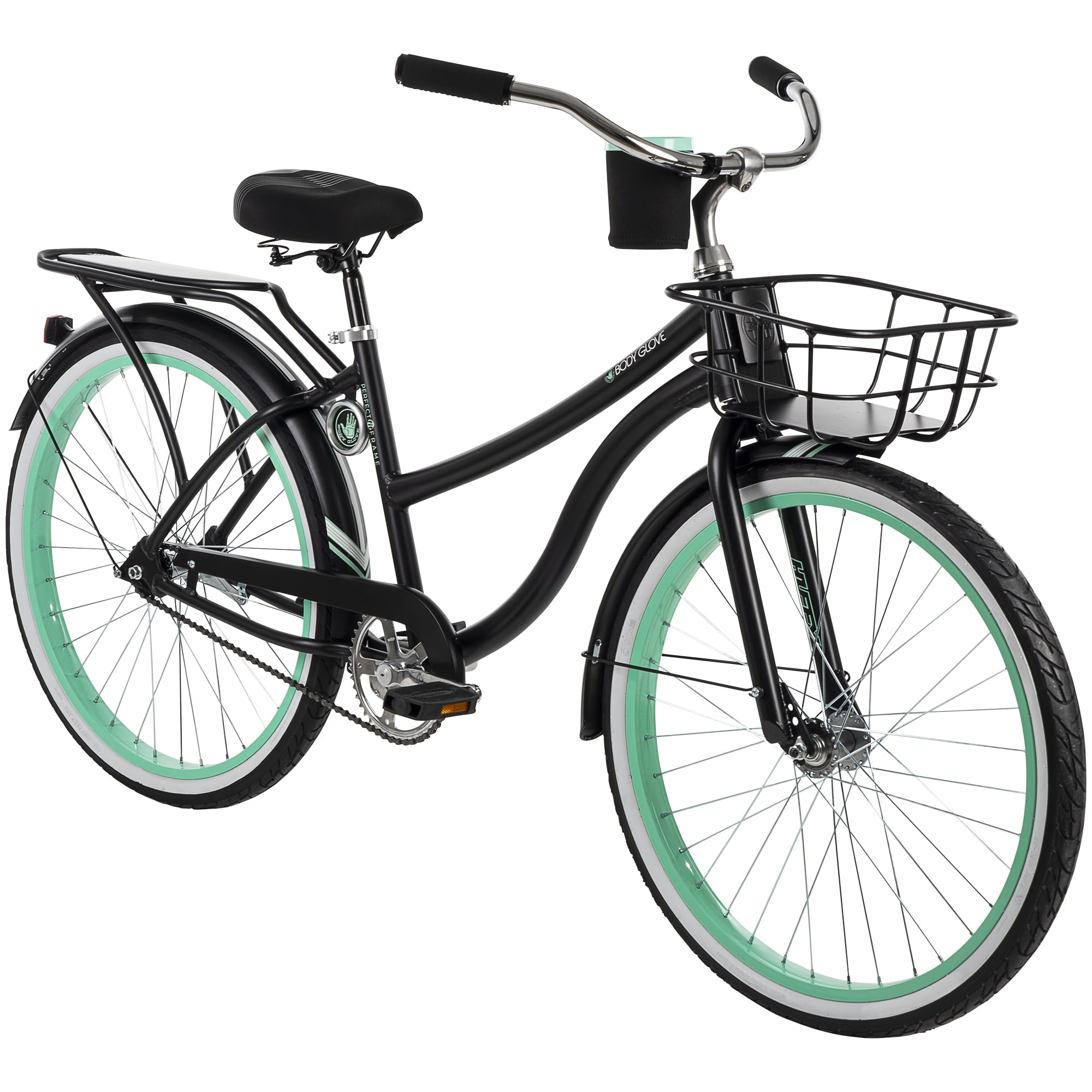 Glove 26-inch Aluminum Cruiser Bike for Women. Black. by Huffy