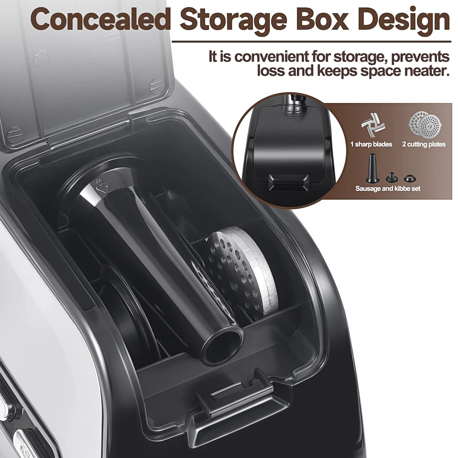 ALTRA LIFE Electric Meat Grinder. Sausage Stuffer