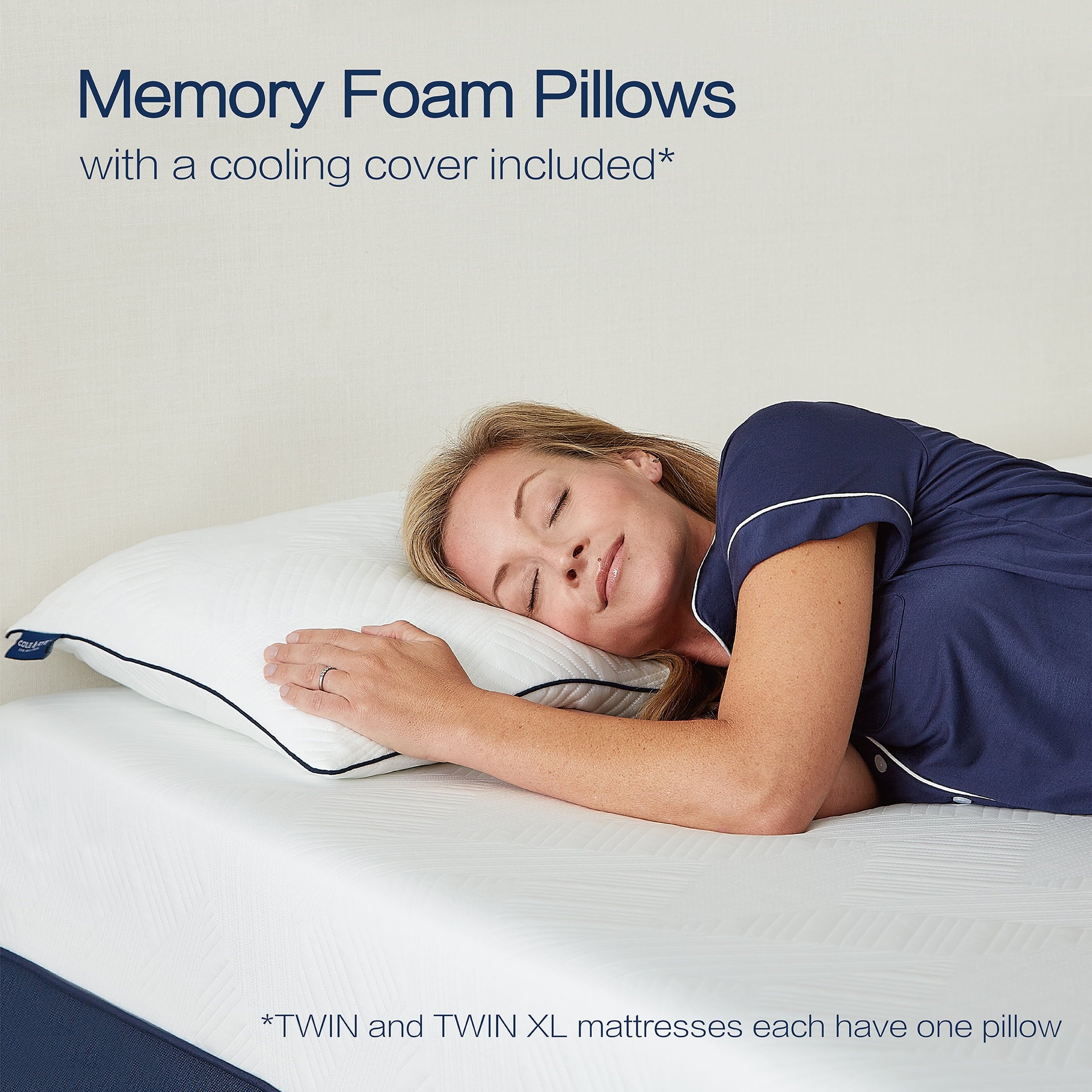 & Rye ArticSky 12 Medium Firm Gel Memory Foam Mattress with BONUS Pillows. King