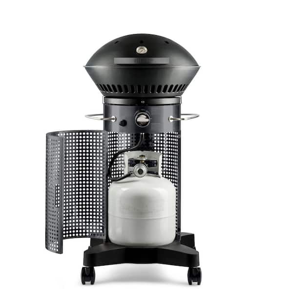 Element Hinged 2-Burner Propane Gas Grill in Gray