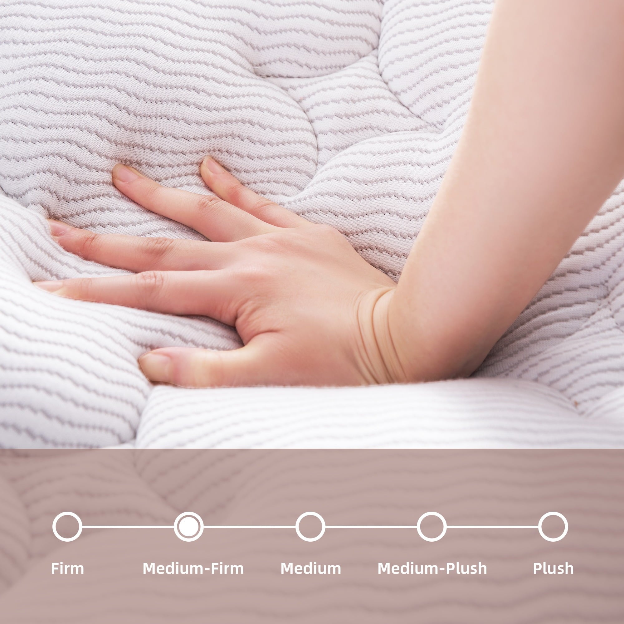 14 inch Queen Mattress Cooling-Gel Memory Foam & Spring Hybrid Mattress in a Box Medium Firmness Bed Mattress for Pressure Relief