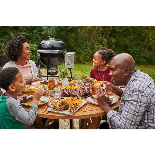 Summit Kamado E6 24 in. Charcoal Grill in Black