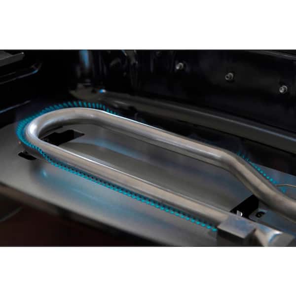 1-Burner Portable Propane Gas Table Top Grill in Black