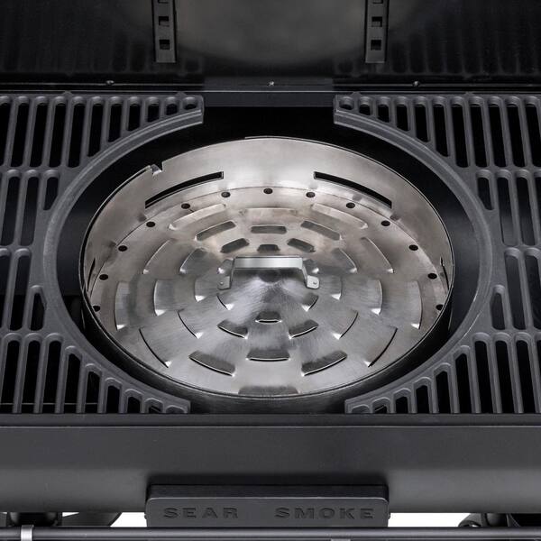 Rider 1200 DLX Pellet Grill and Smoker in Black with 1.234 sq. in. Cooking Space