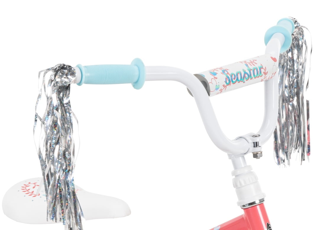 18 Sea Star Girls' sidewalk Bike. Coral Pink