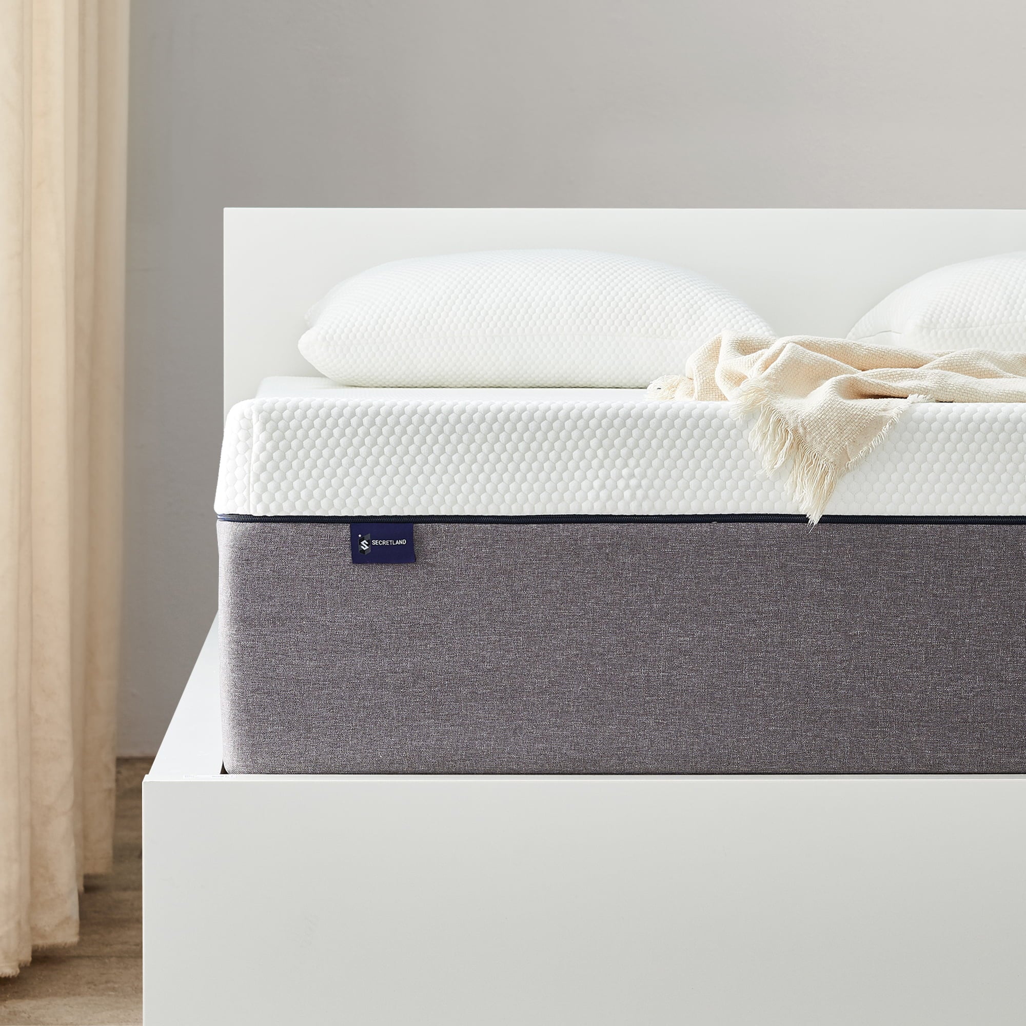 10 inch Full Size Medium Memory Foam Mattress Breathable Mattress