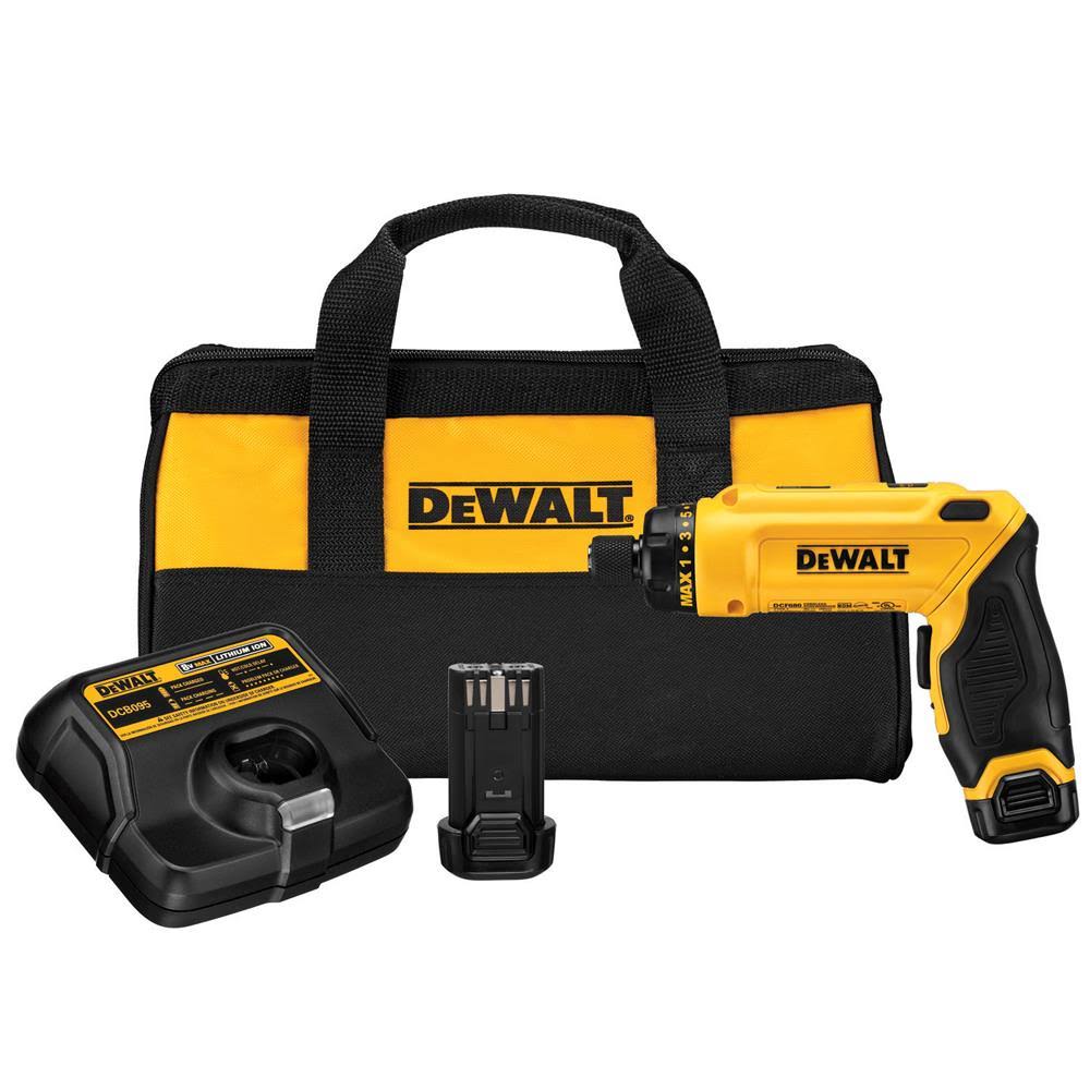 DEWALT - 8 V MAX Gyroscopic Screwdriver 2 Battery Kit