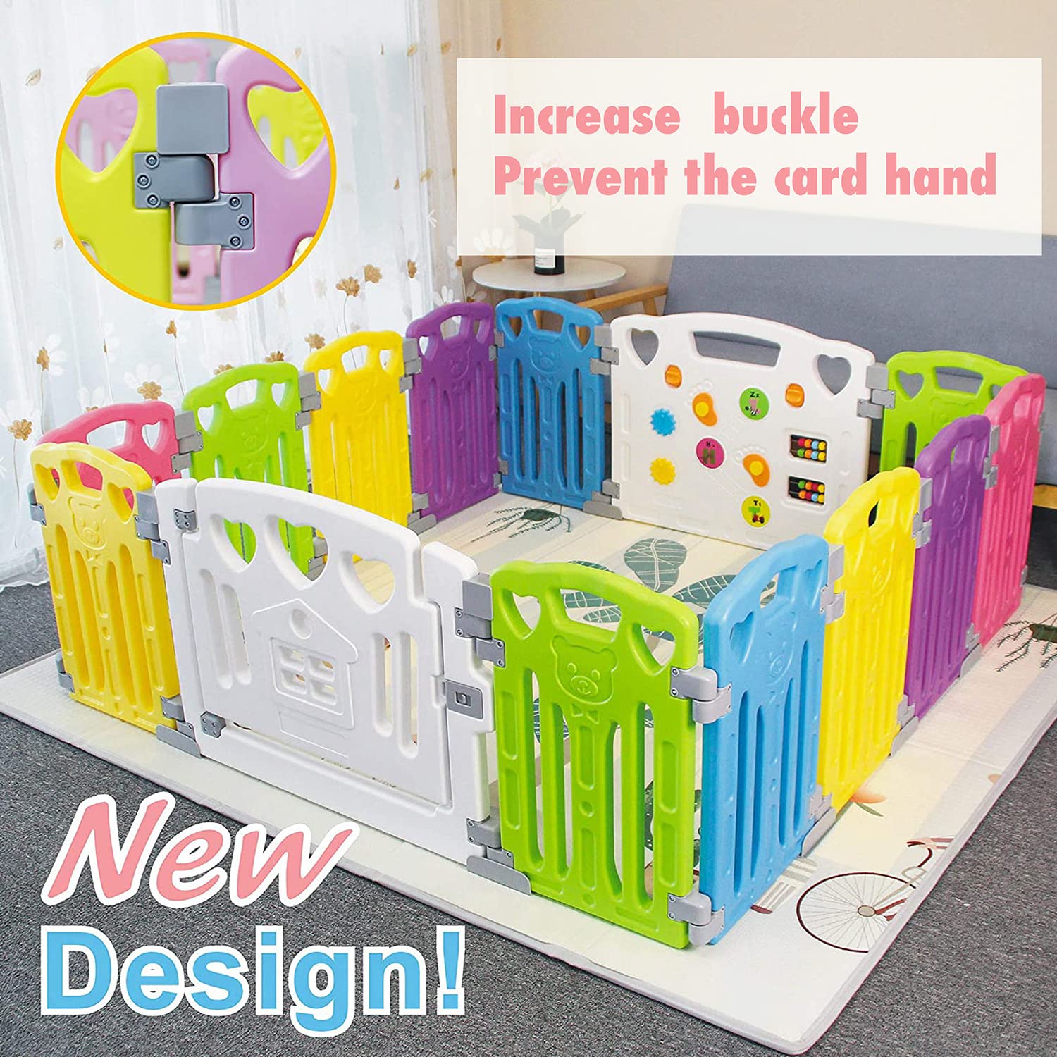 Baby Playpen Kids Activity Centre Safety Play Yard