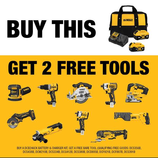 20-Volt Maximum XR Cordless Brushless 3-Speed 1/4 in. Impact Driver with 6.0 Ah and 4.0 Ah Batteries. Charger and Bag