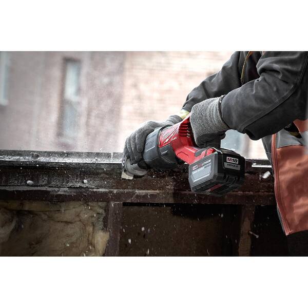 M18 FUEL 18V Lithium-Ion Brushless Cordless SUPER SAWZALL Orbital Reciprocating Saw W/ HIGH OUTPUT XC 8.0Ah Battery