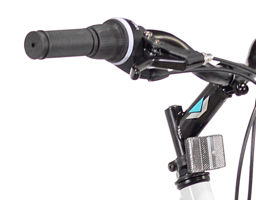 Bicycle 26 In. KZR Mountain Women's Bike. White and Teal Rim