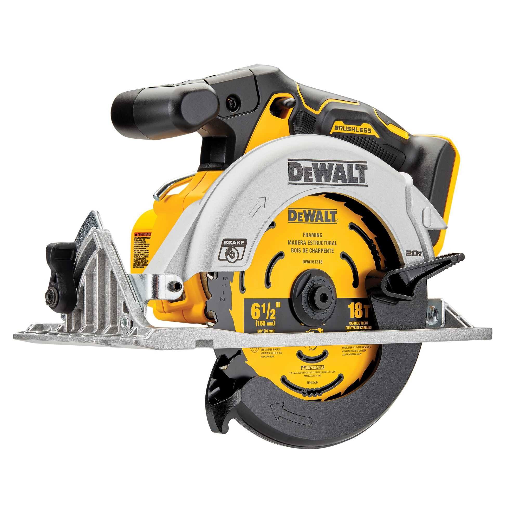 DeWalt DCS565B 20V MAX* 6-1/2 in. Brushless Cordless Circular Saw (Tool Only)