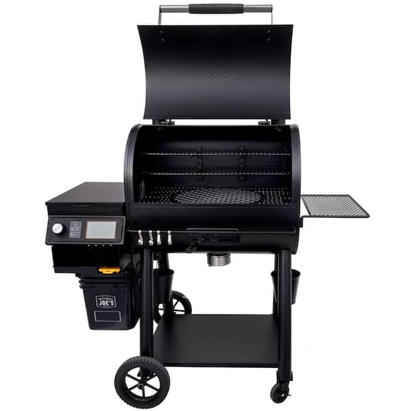 Rider 1200 DLX Pellet Grill and Smoker in Black with 1.234 sq. in. Cooking Space