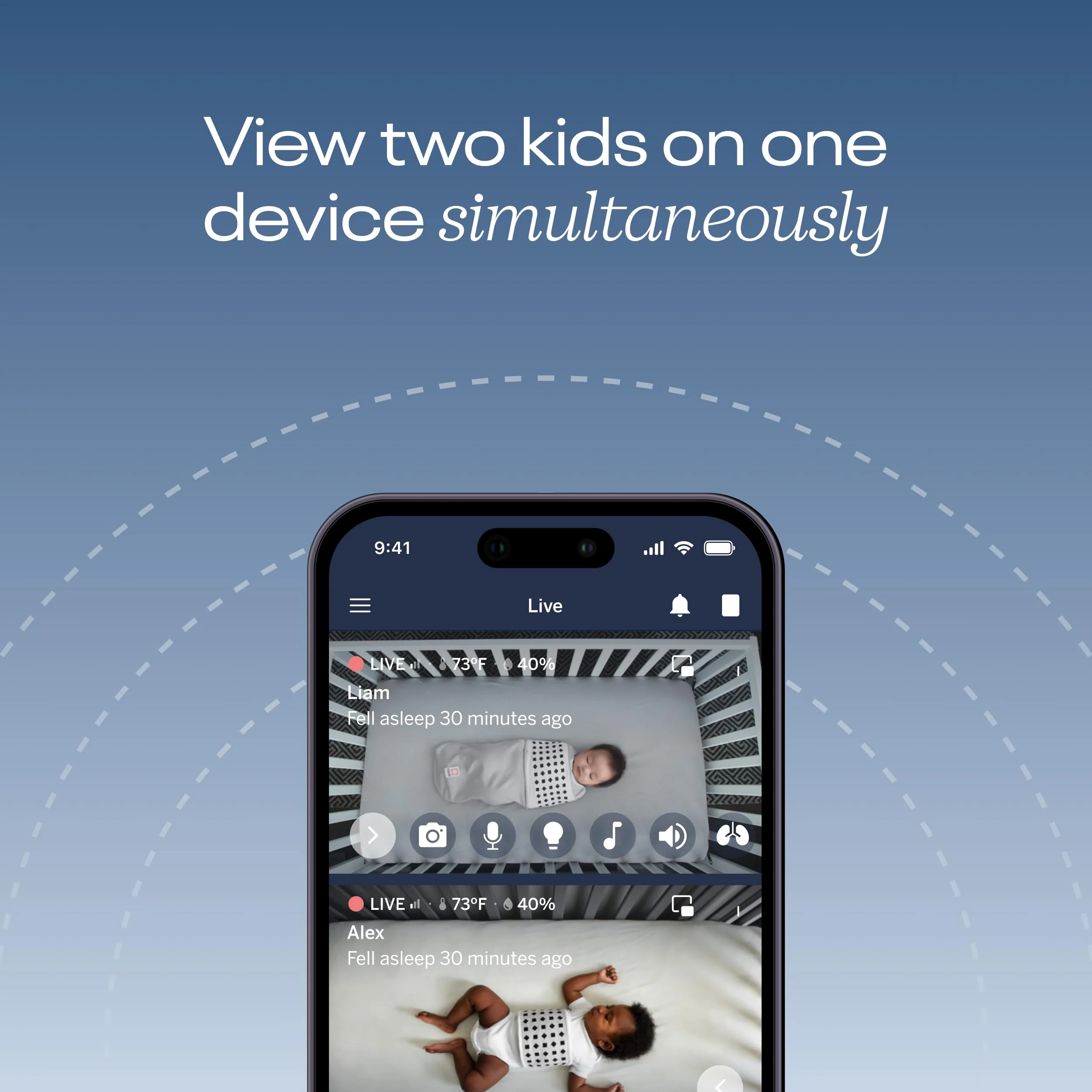 Nanit Pro 1080p Smart Baby Monitor & Wall Mount