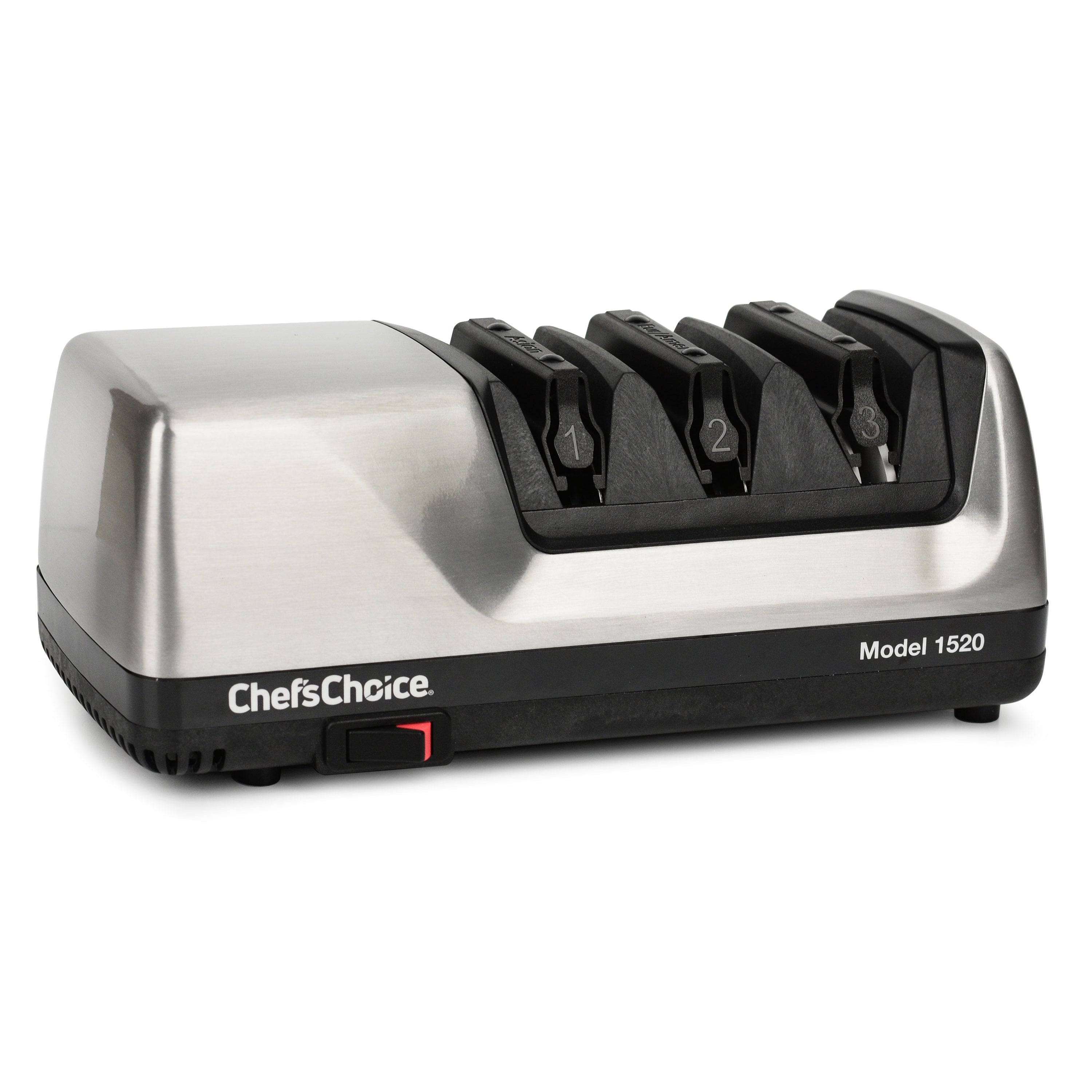 Chef's Choice Angle Select Diamond Hone Sharpener, Brushed Metal