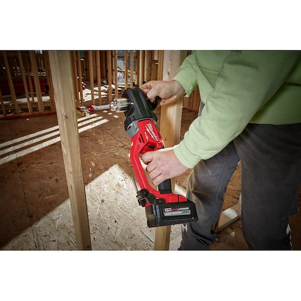 M18 FUEL GEN II 18-Volt Lithium-Ion Brushless Cordless 1/2 in. Hole Hawg Right Angle Drill with M18 FUEL Hackzall