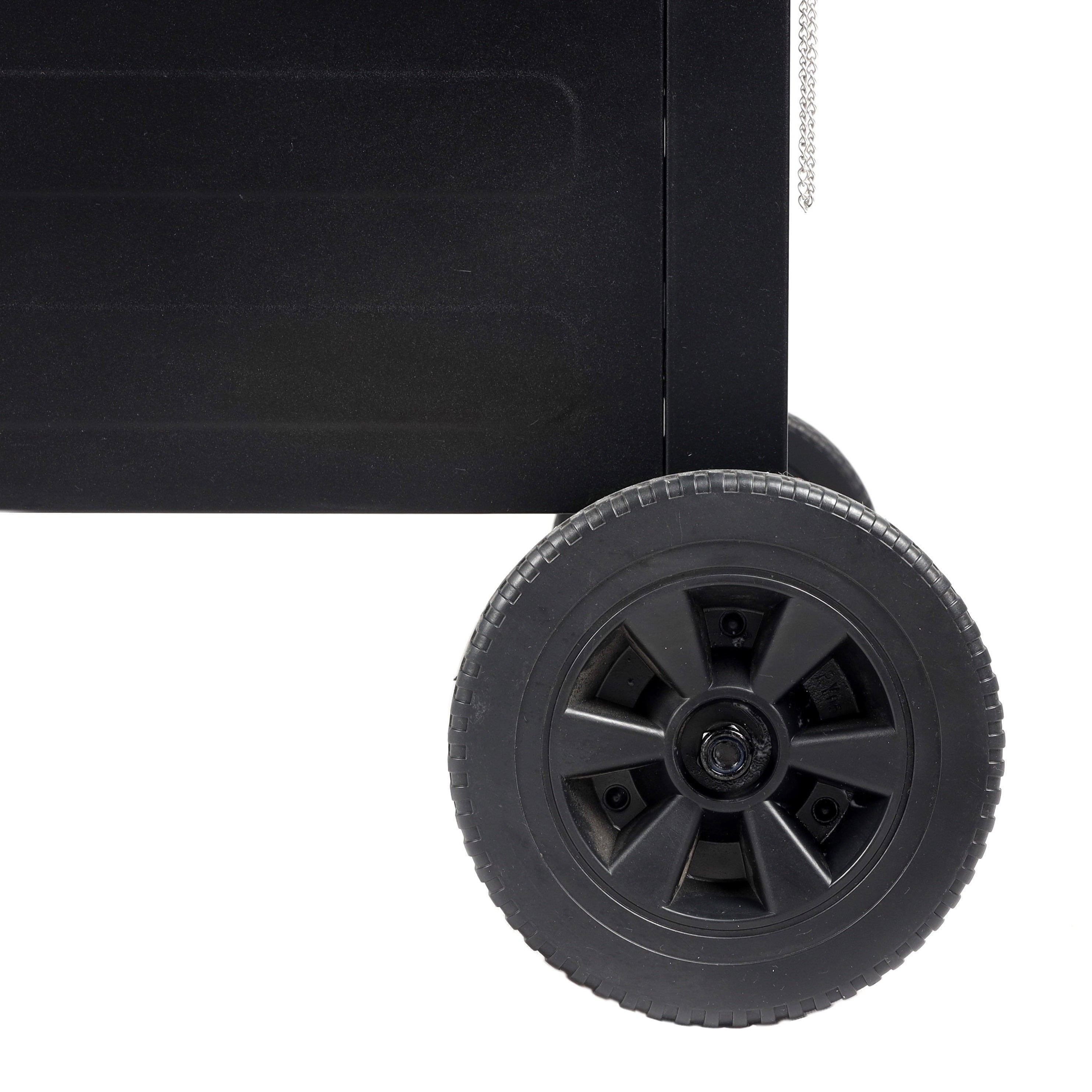 4-Burner Propane  Gas Grill with Side Burner. Stainless Steel & Black