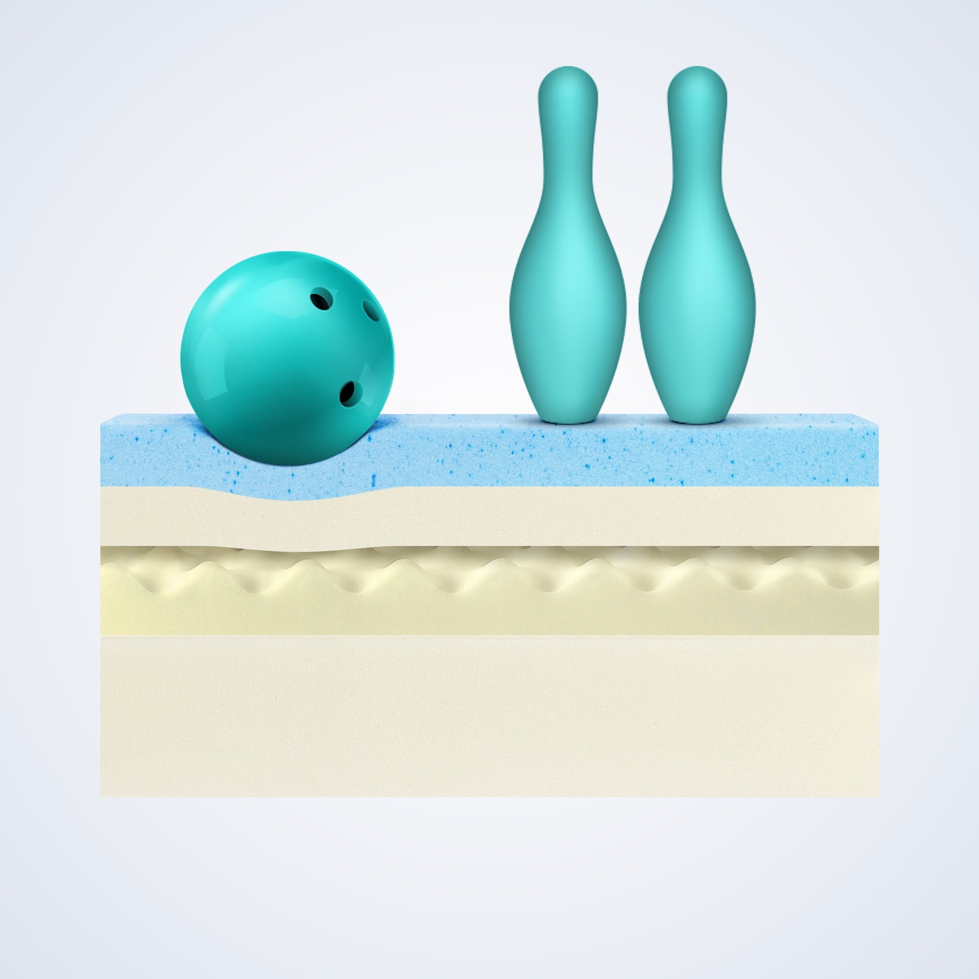 DreamGel 10 Gel Memory Foam Mattress. Full. Grey