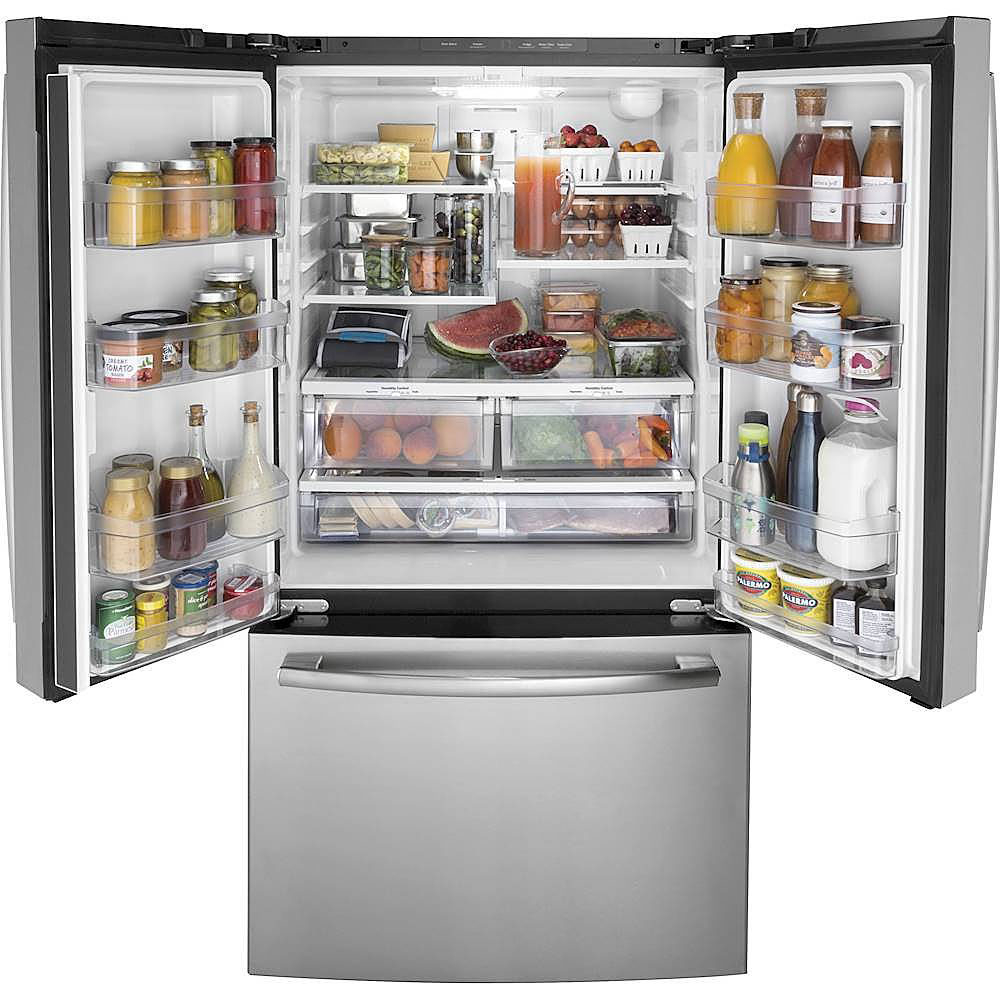 2025 GE � 27.0 Cu. Ft. French Door Refrigerator with Internal Water Dispenser � Stainless Steel