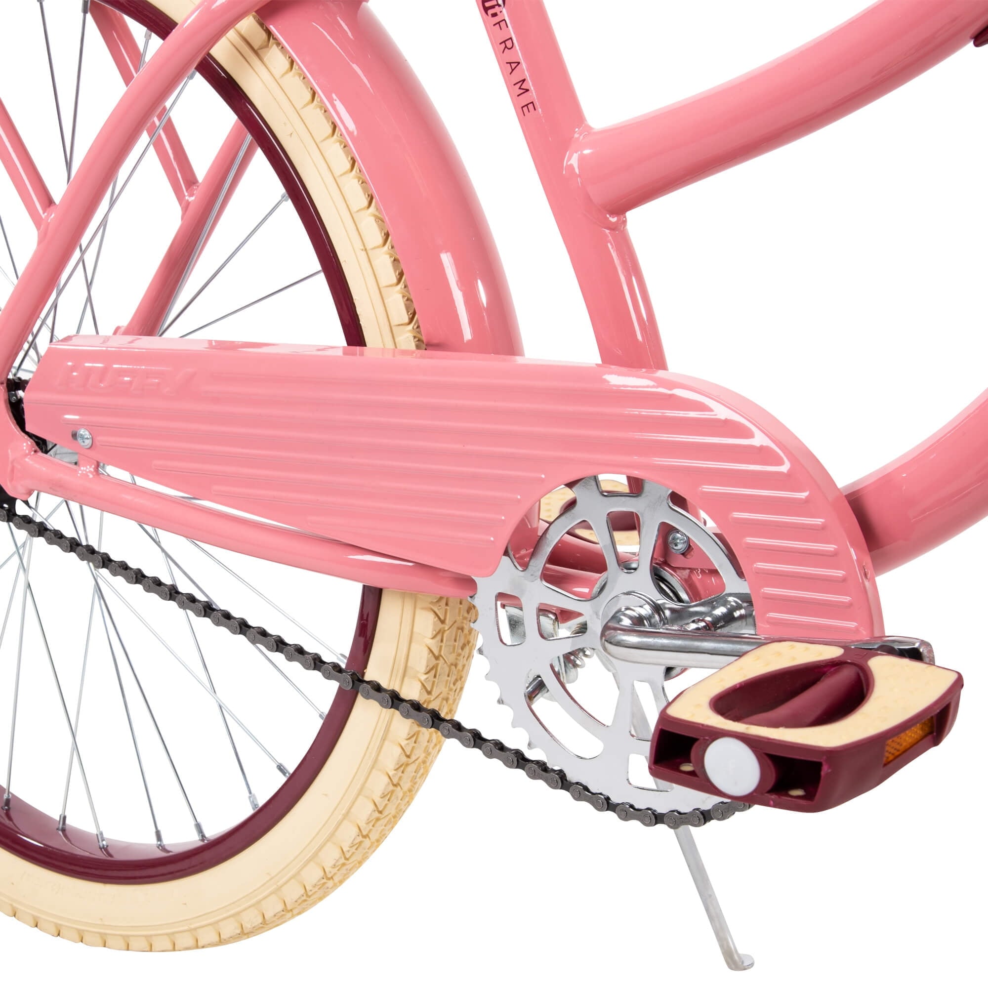 24 Nel Lusso Girls' Cruiser Bike. Pink Blush Powder
