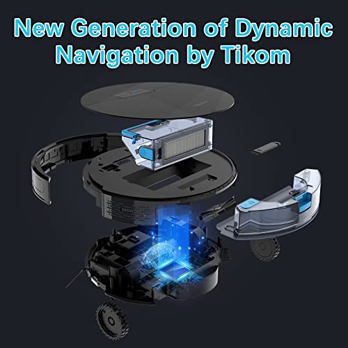 Tikom Robot Vacuum and Mop. G8000 Robot Vacuum Cleaner