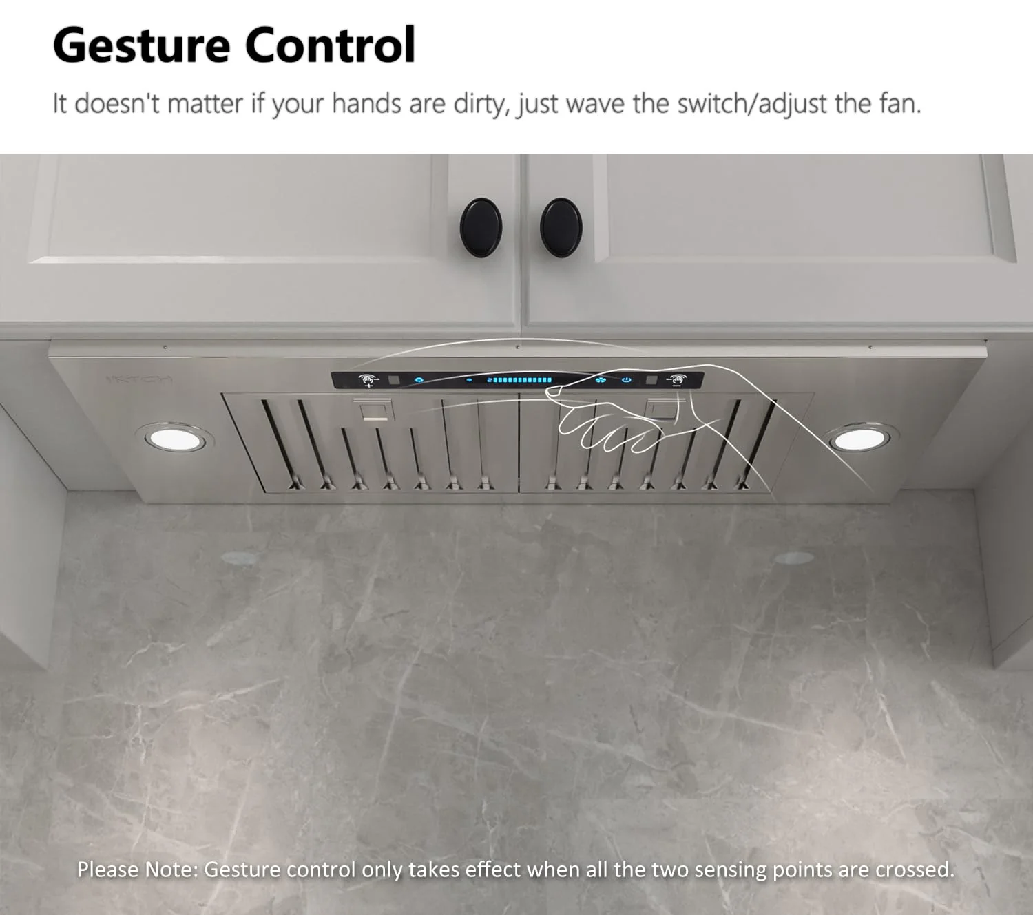 IKTCH 30 inch Built-in Range Hood 900 CFM