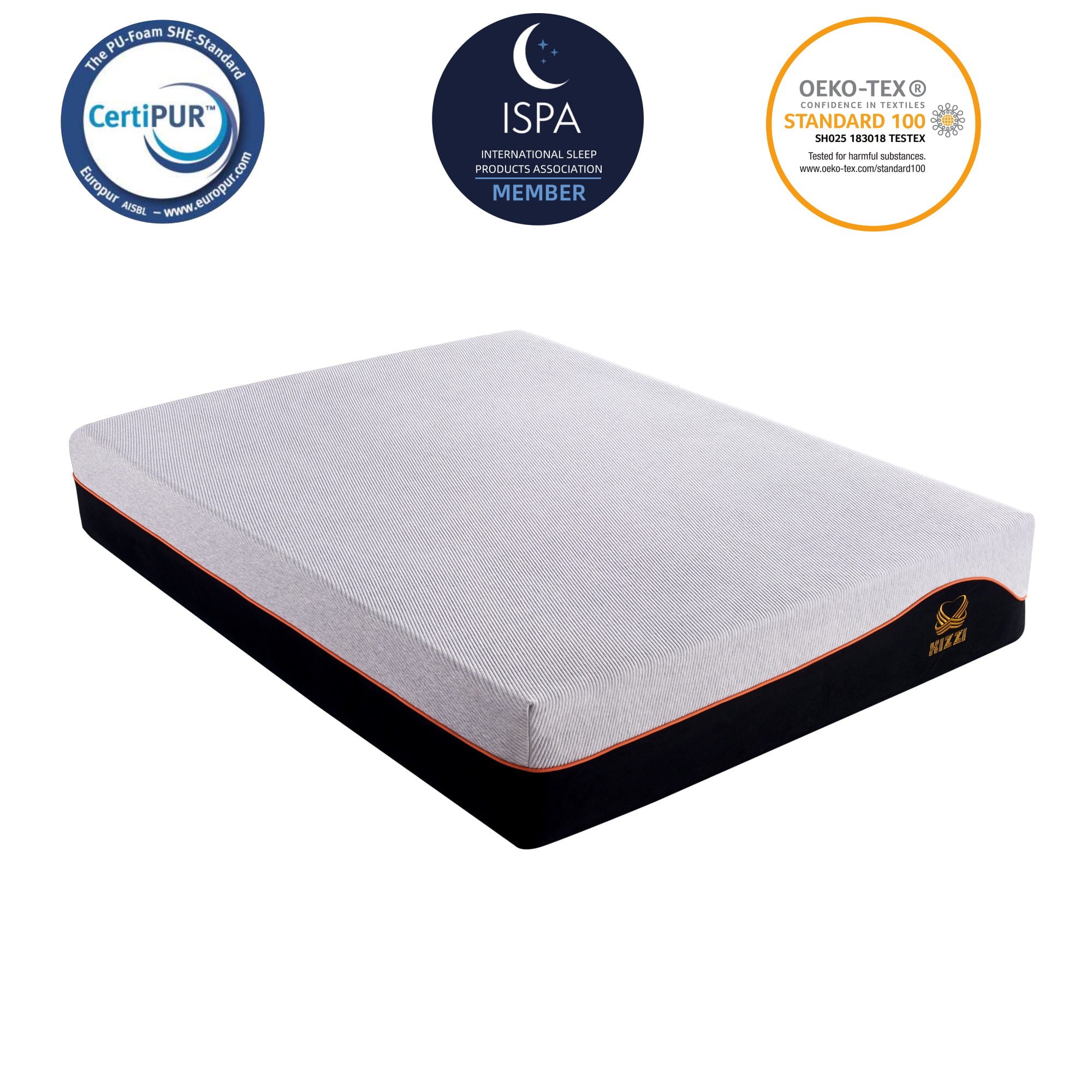 12 inch Hybrid Mattress in a Box Medium-Firm Queen Mattress with Gel Memory Foam for Pressure Relief