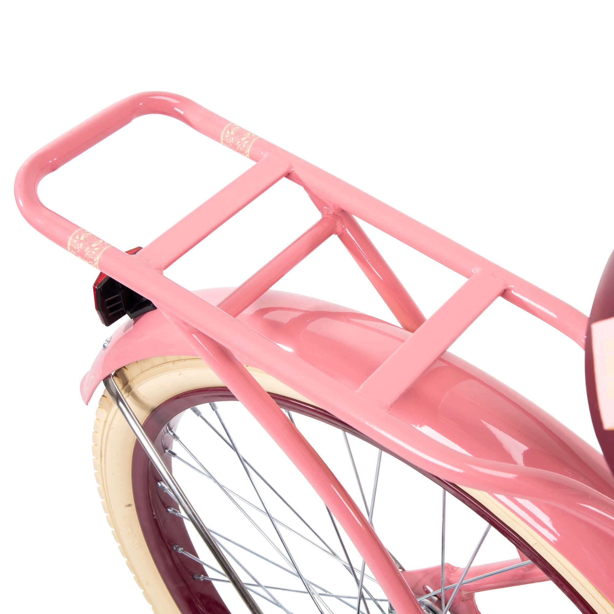 24 Nel Lusso Girls' Cruiser Bike. Pink Blush Powder