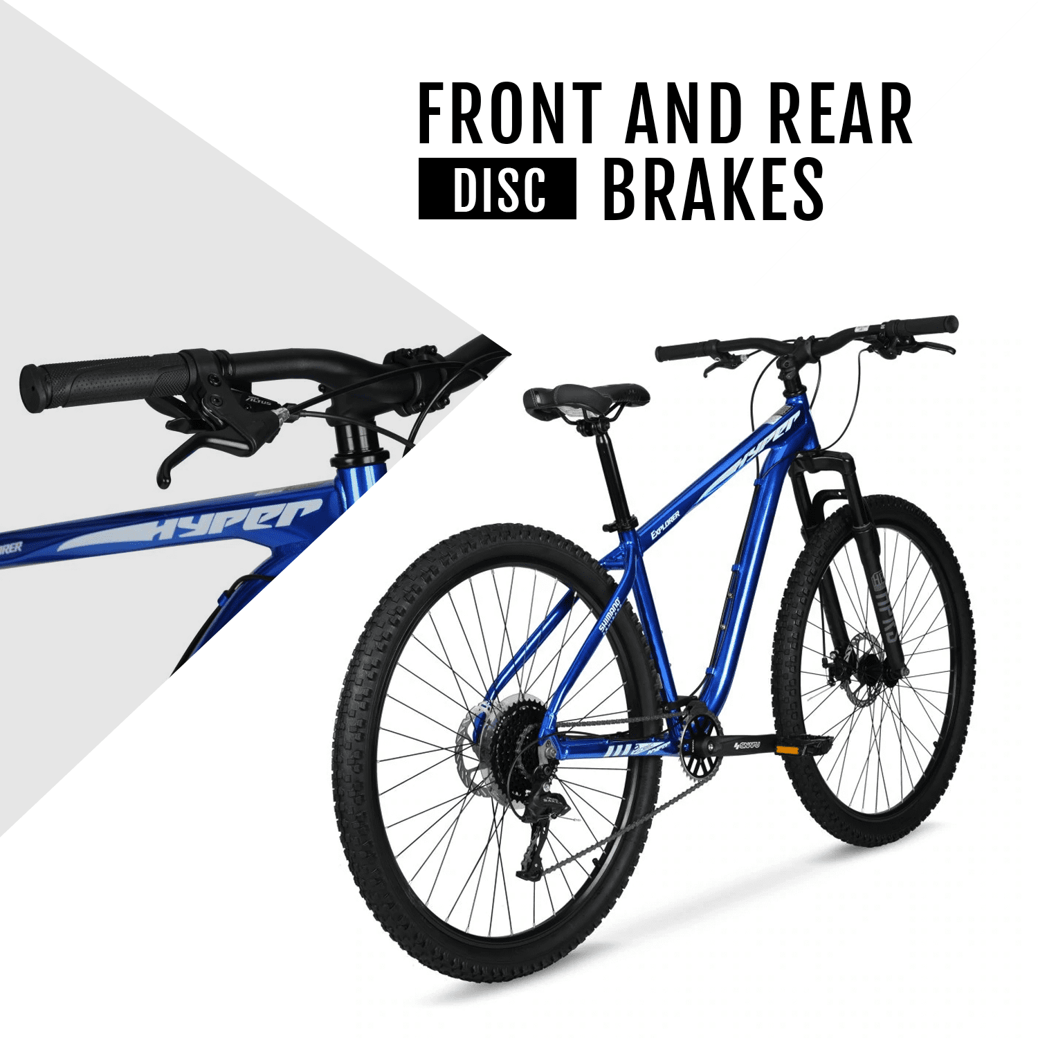 Bicycle Men's 29 Explorer Mountain Bike. Hard Tail. Blue