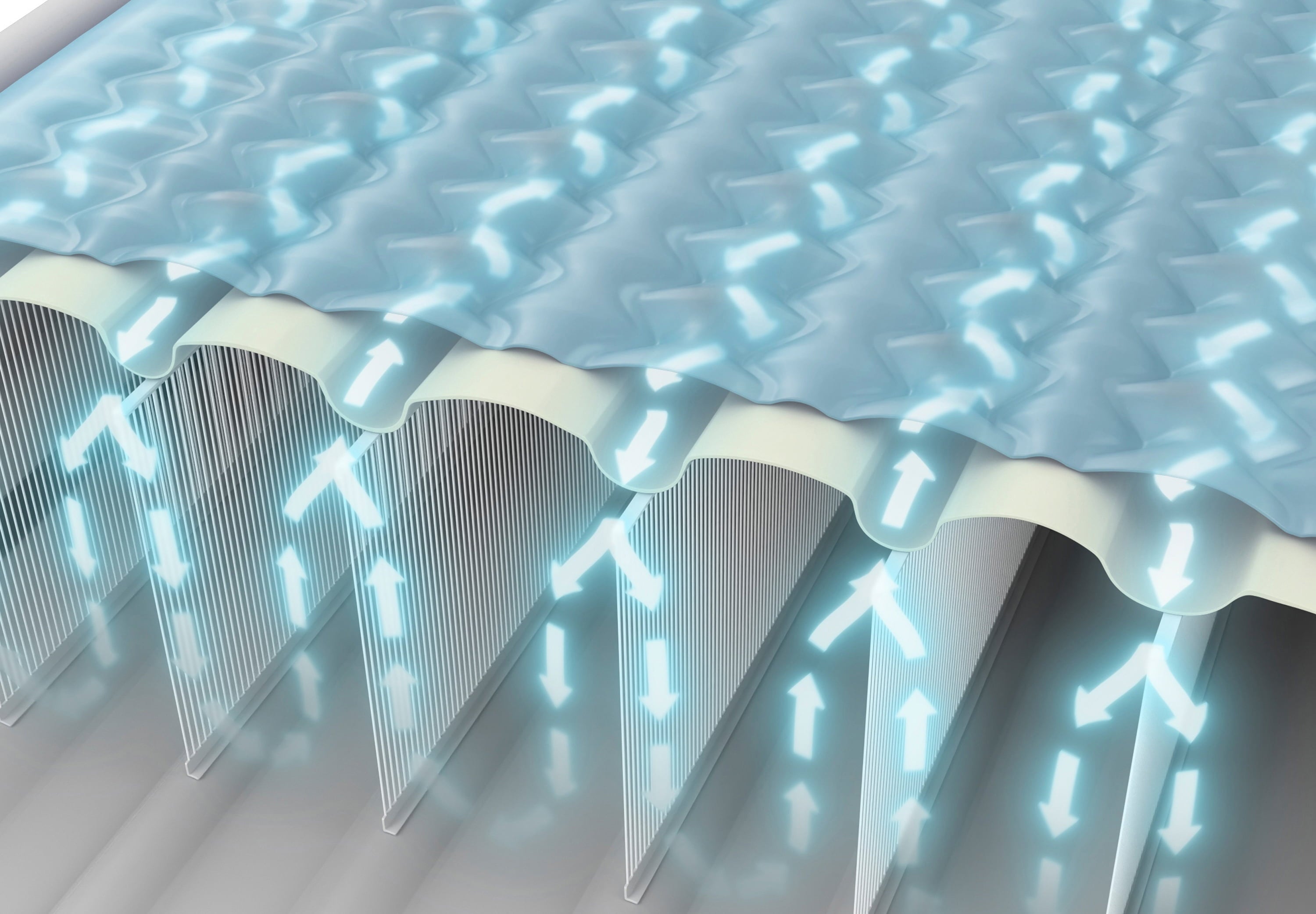 Durabeam Headboard 18 Queen Air Mattress with Built-in Pump