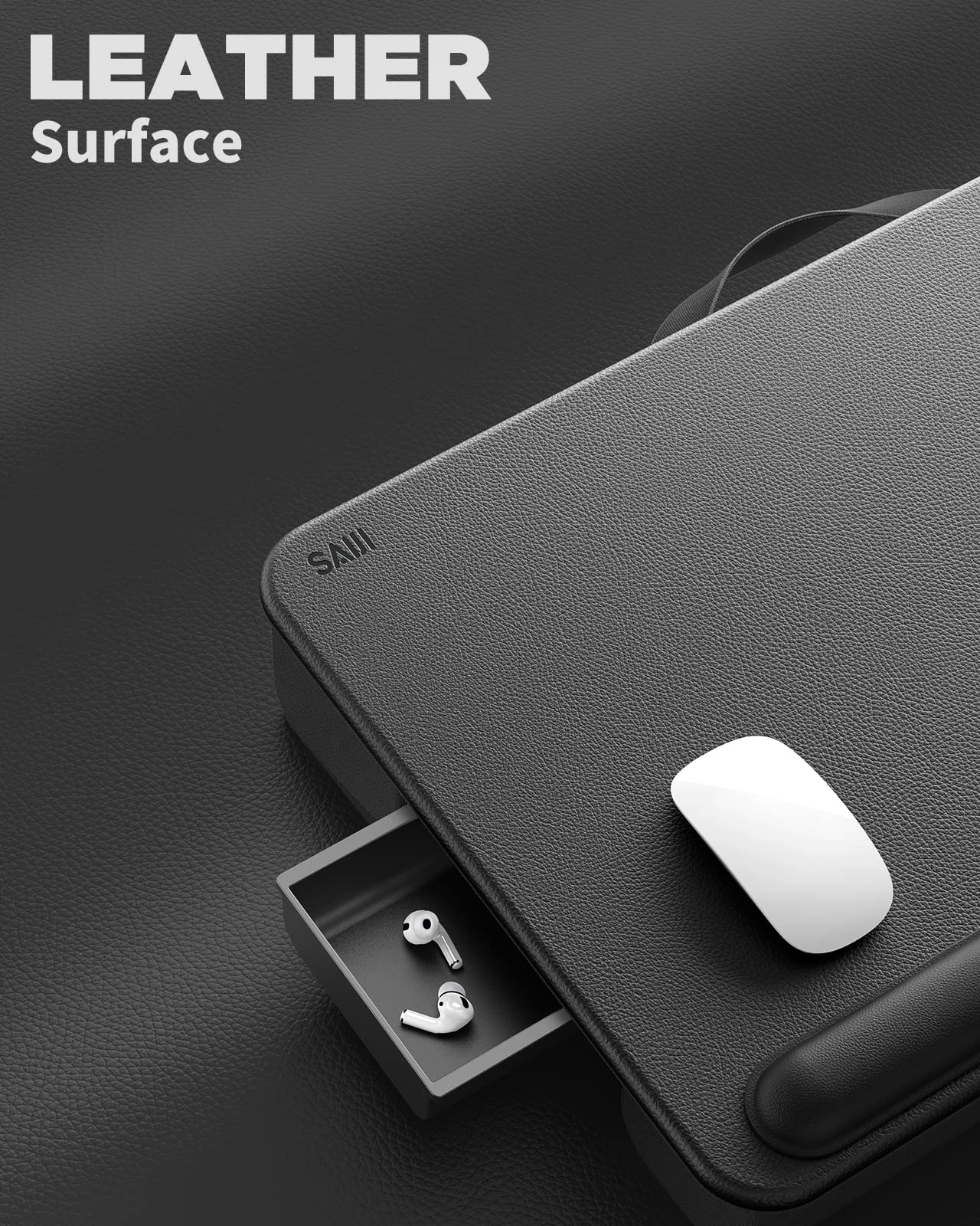 SAIJI Portable Laptop Desk. Fits Up to 17 Laptop & MacBook